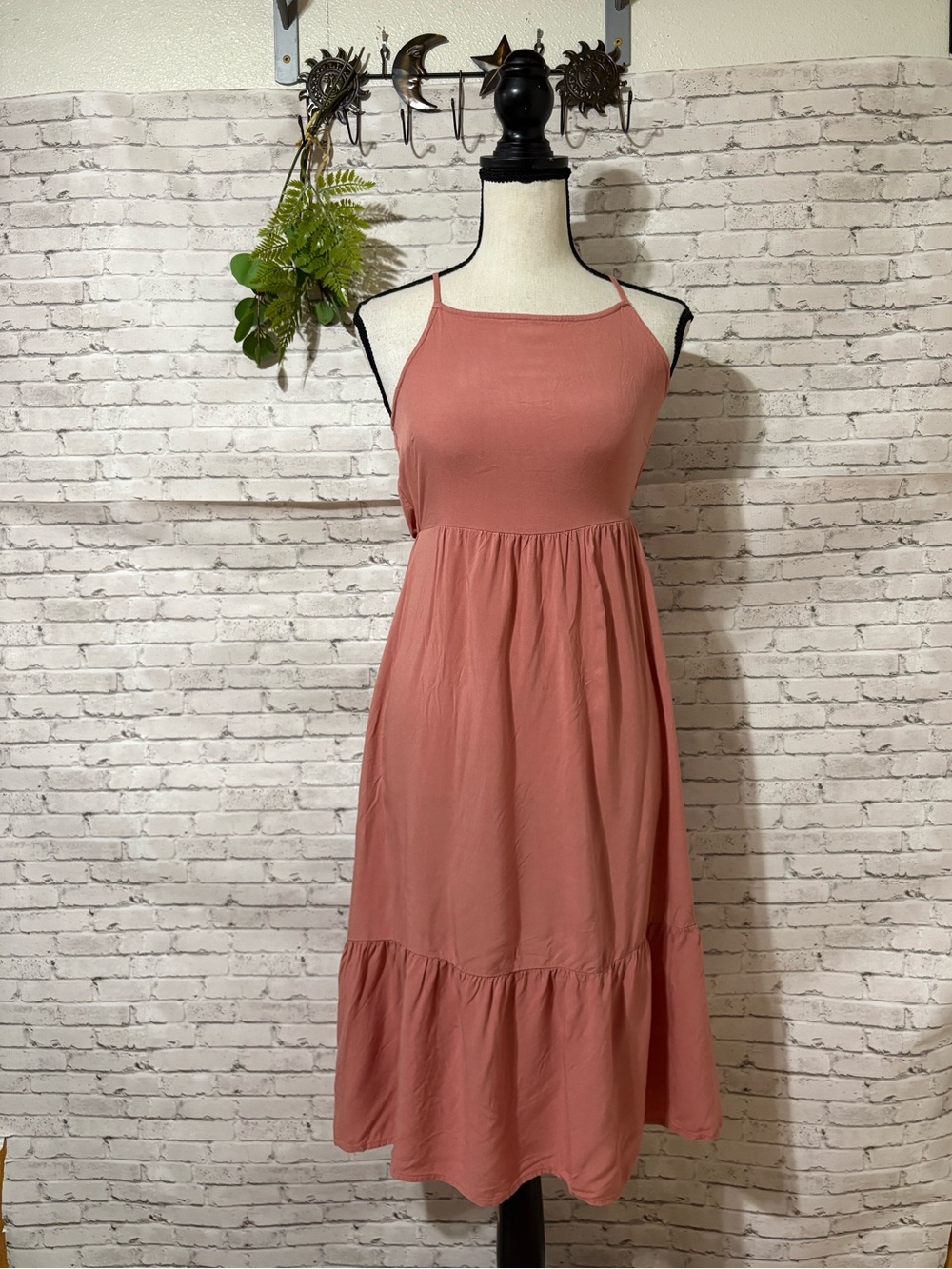 Hiatus Blush Pink Tiered Boho Festival Coquette Dress